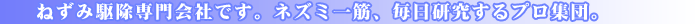 ねずみ駆除専門会社